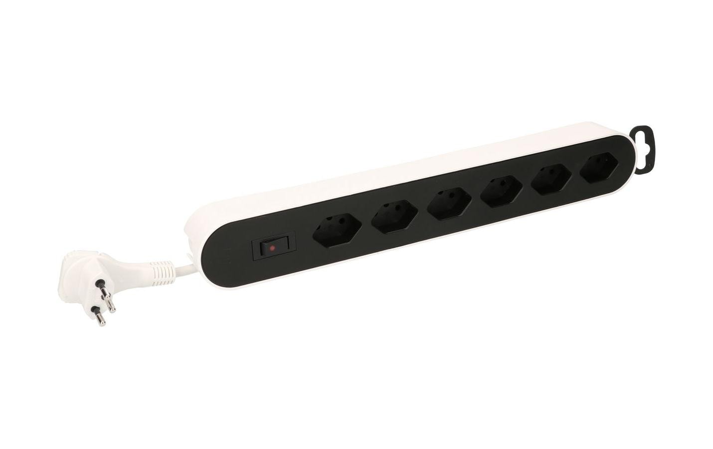 Max Hauri Steckdosenleiste Design Line  6x T13 weiss – Steckerleiste von Max Hauri