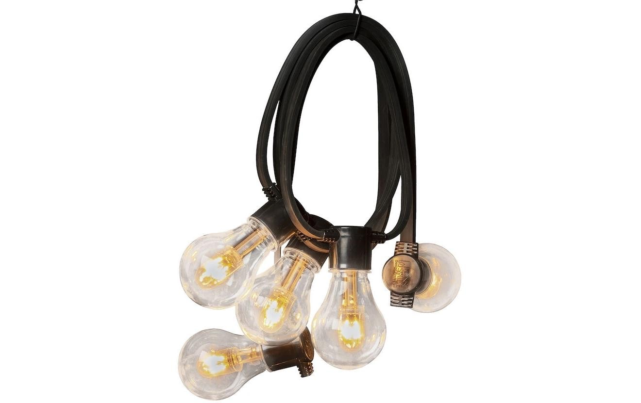 Konstsmide Lichterkette Solar 2332, 10 LEDs, Transparent – Lichterkette von Konstsmide