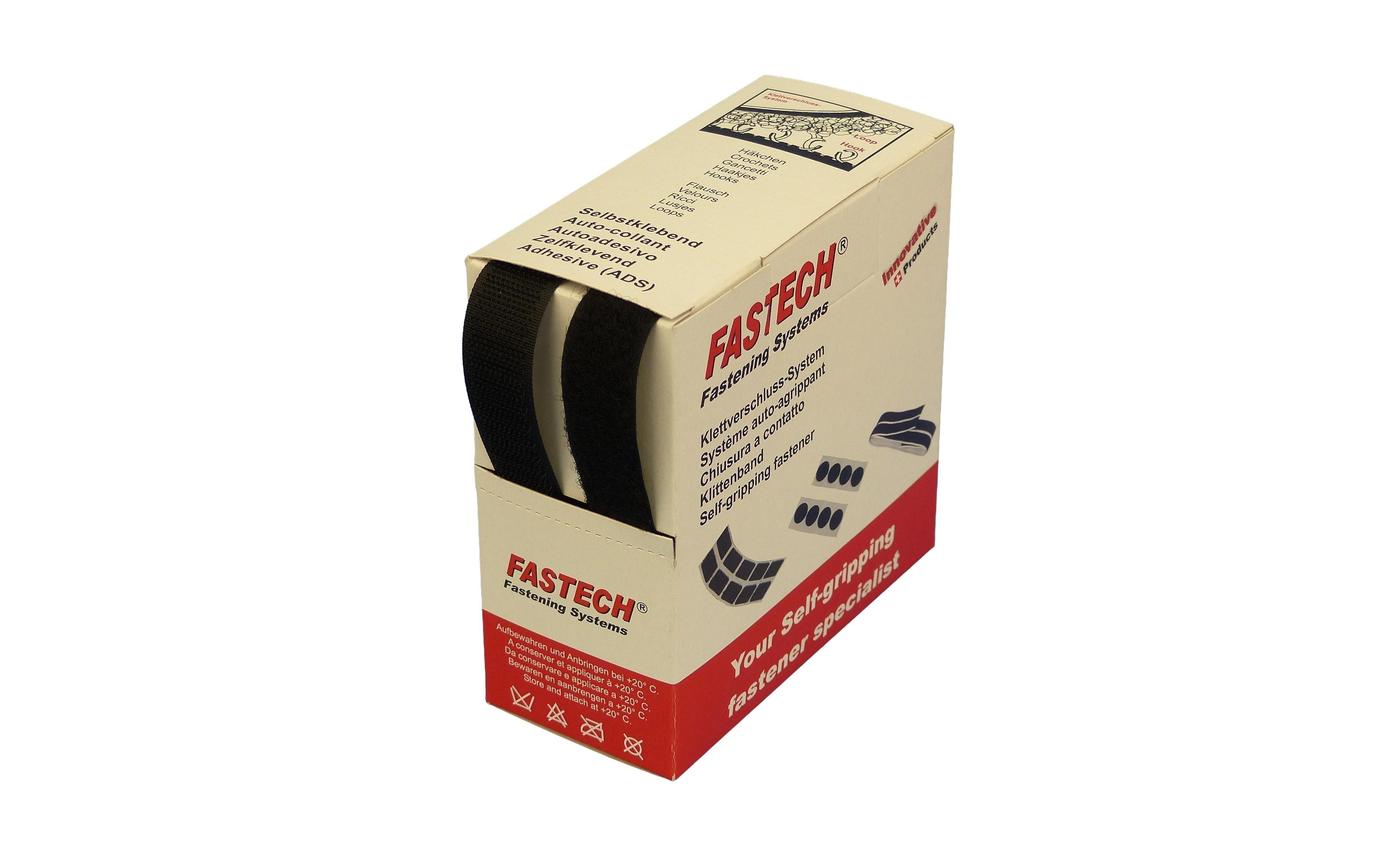 FASTECH Klettband-Box Schwarz – Klettband von FASTECH