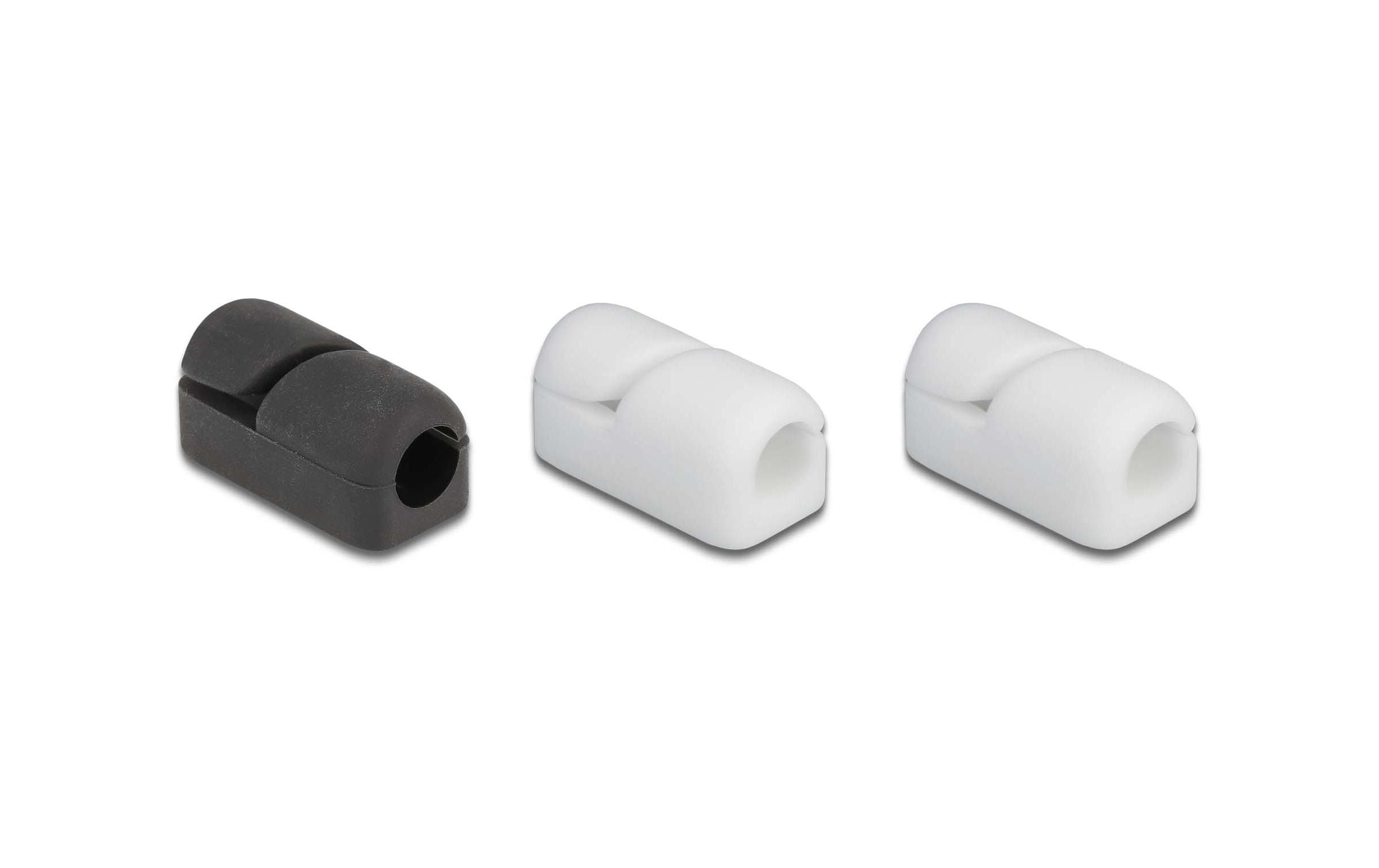 Delock Kabelhalter selbstschliessend Kombi Set 3 Stück – Kabelhalter von Delock