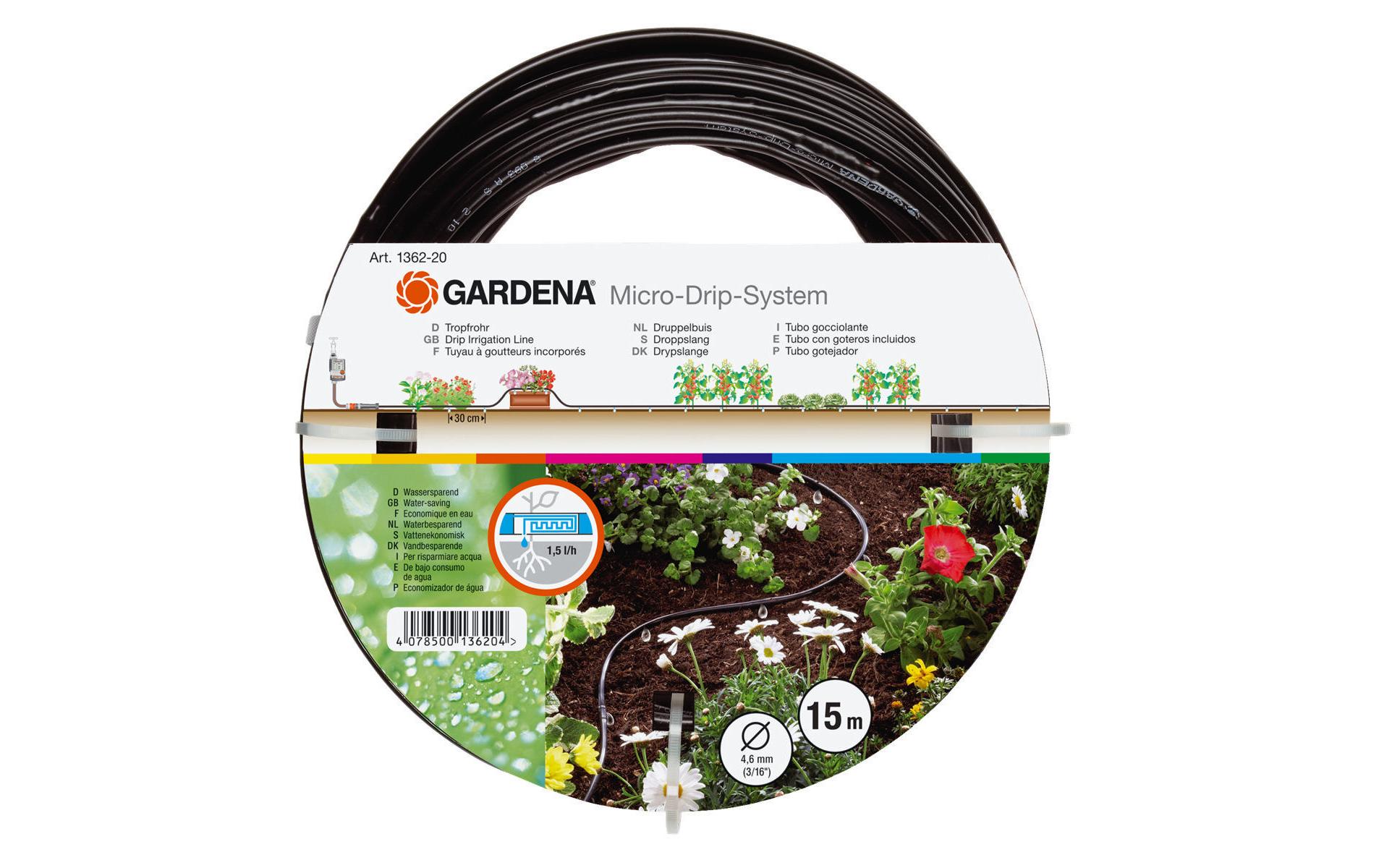 GARDENA Tropfrohr 1362 – Bauteil des Micro-Drip-Systems