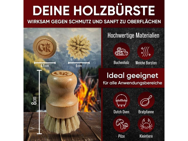 Holz-Spülbürste