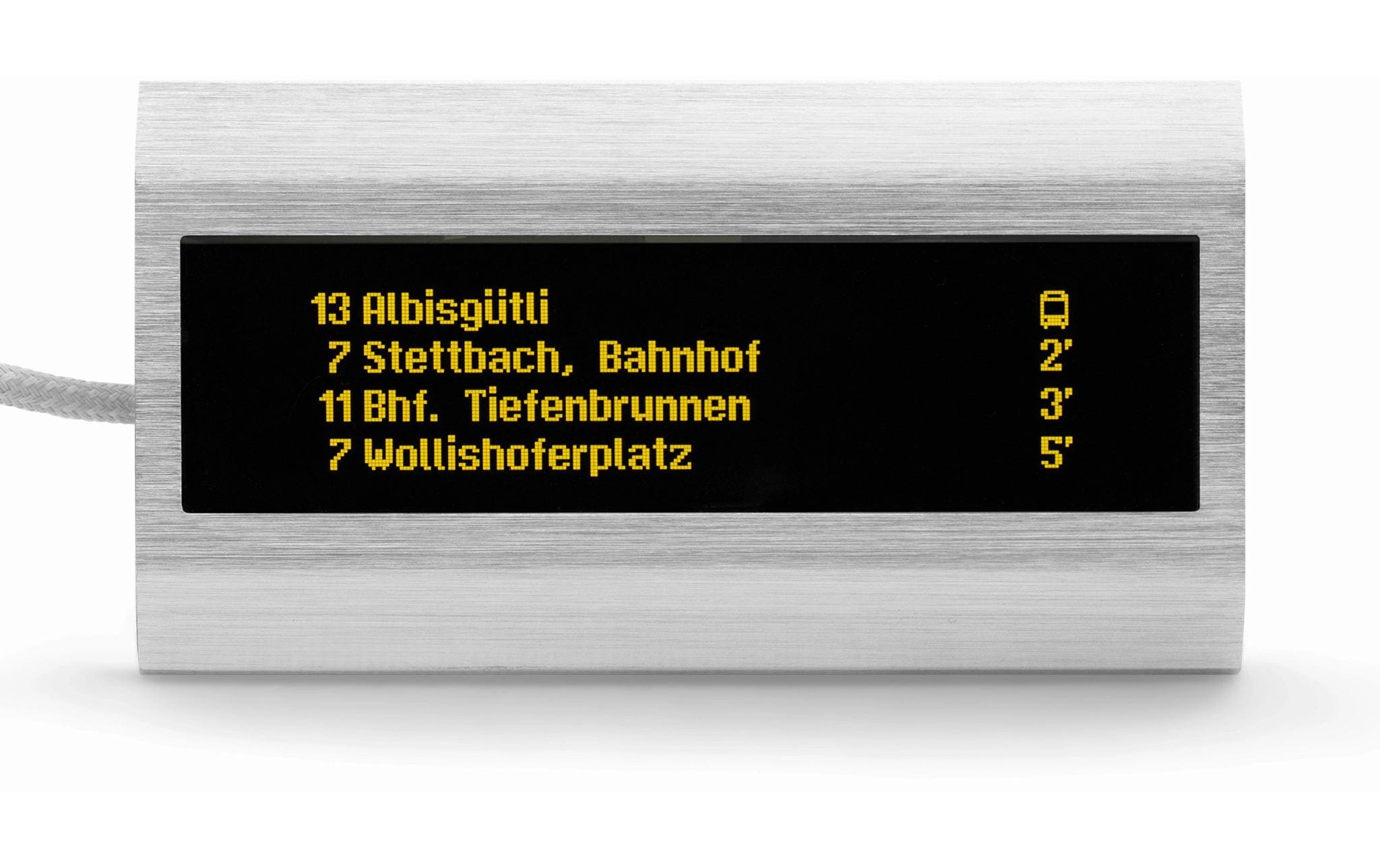 Tramli Abfahrtsanzeige Display 2. Gen. – Leuchtschild von Tramli