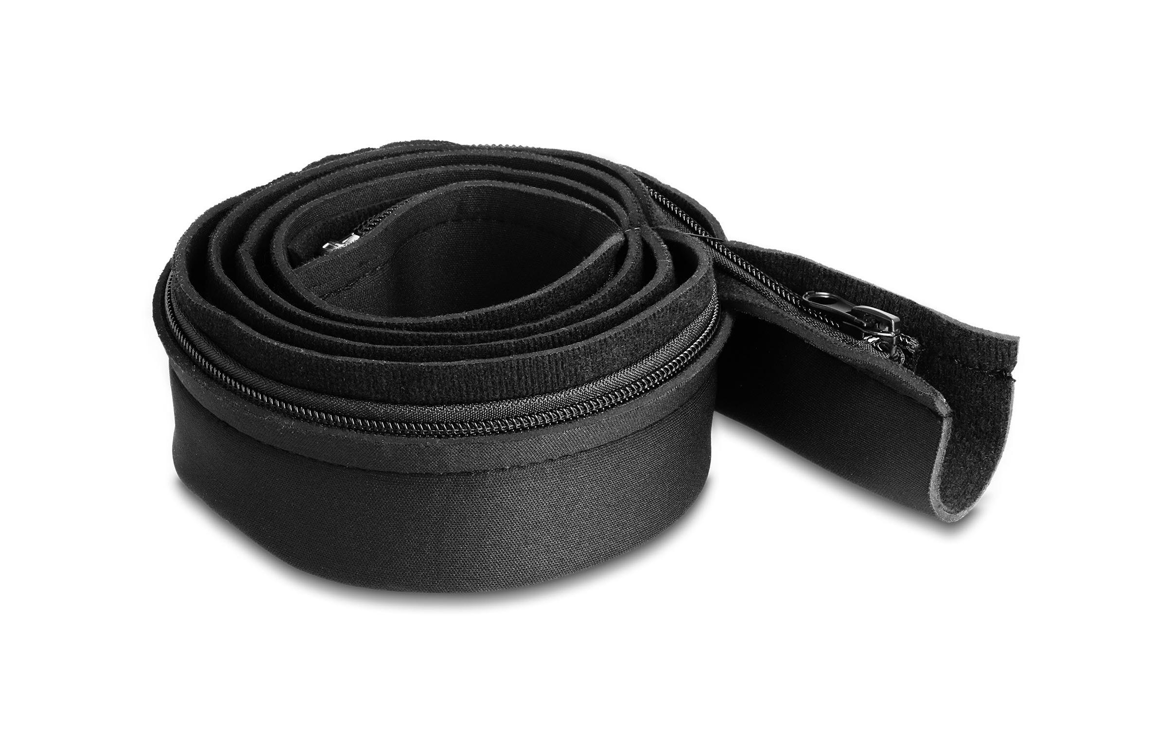 Delock Kabelschlauch mit Reissverschluss 1.5 m x 100 mm Schwarz – Kabelschlauch von Delock
