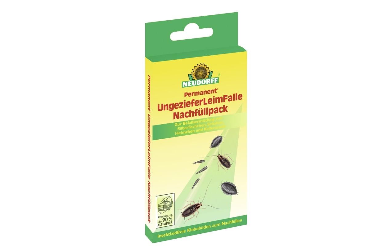 Neudorff Insektenfalle Permanent Ungeziefer Leimfalle, 4 Stück