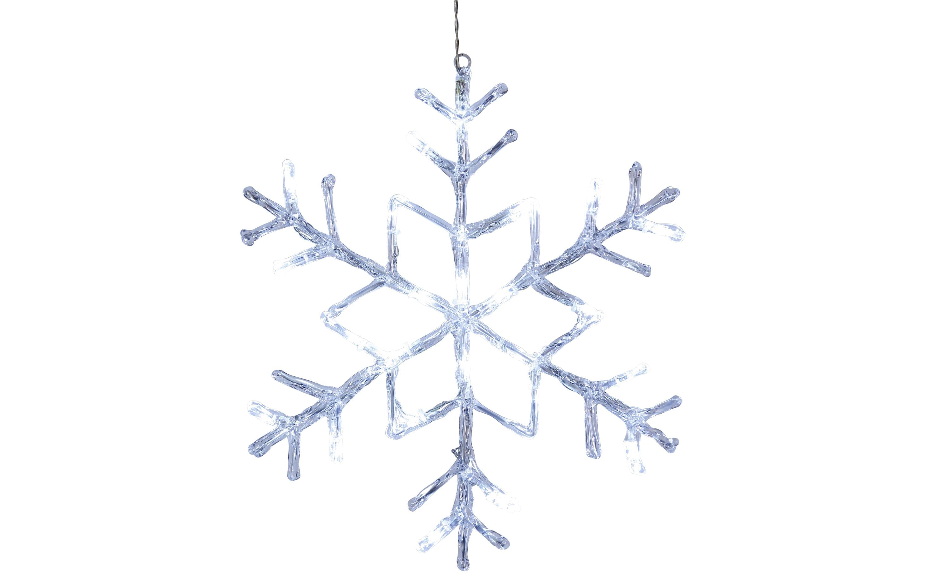 Star Trading Fensterhänger Eisstern Antarctica, 40 cm, Transparent
