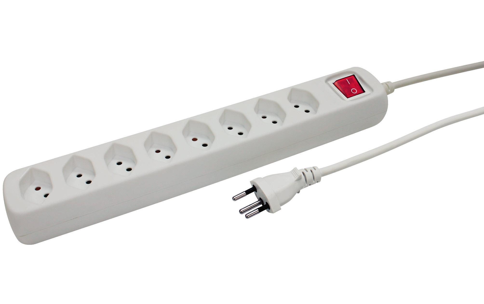 STEFFEN Steckdosenleiste POWER EASY 8x T13 – Steckerleiste von STEFFEN