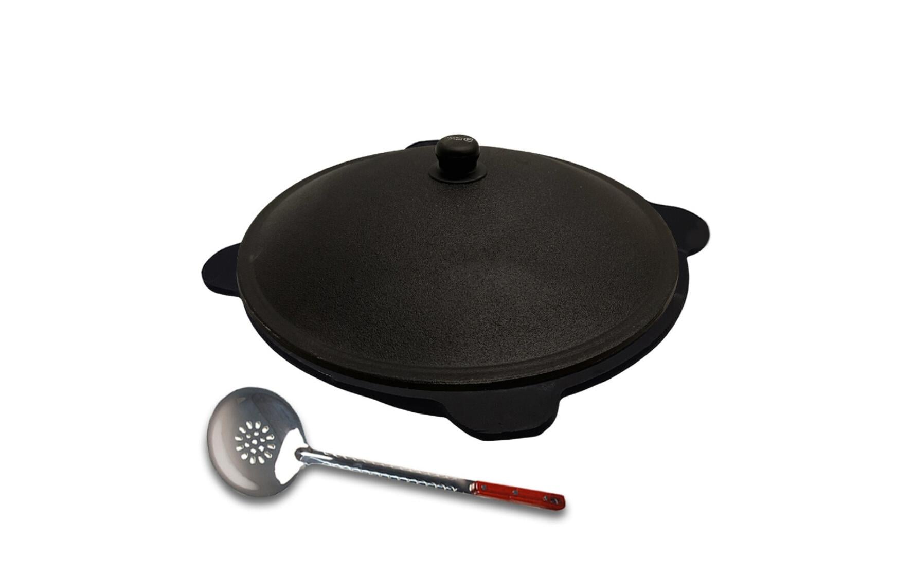 GRILLPETER Uzbekischer Kazan mit Schaumlöffel 12 L