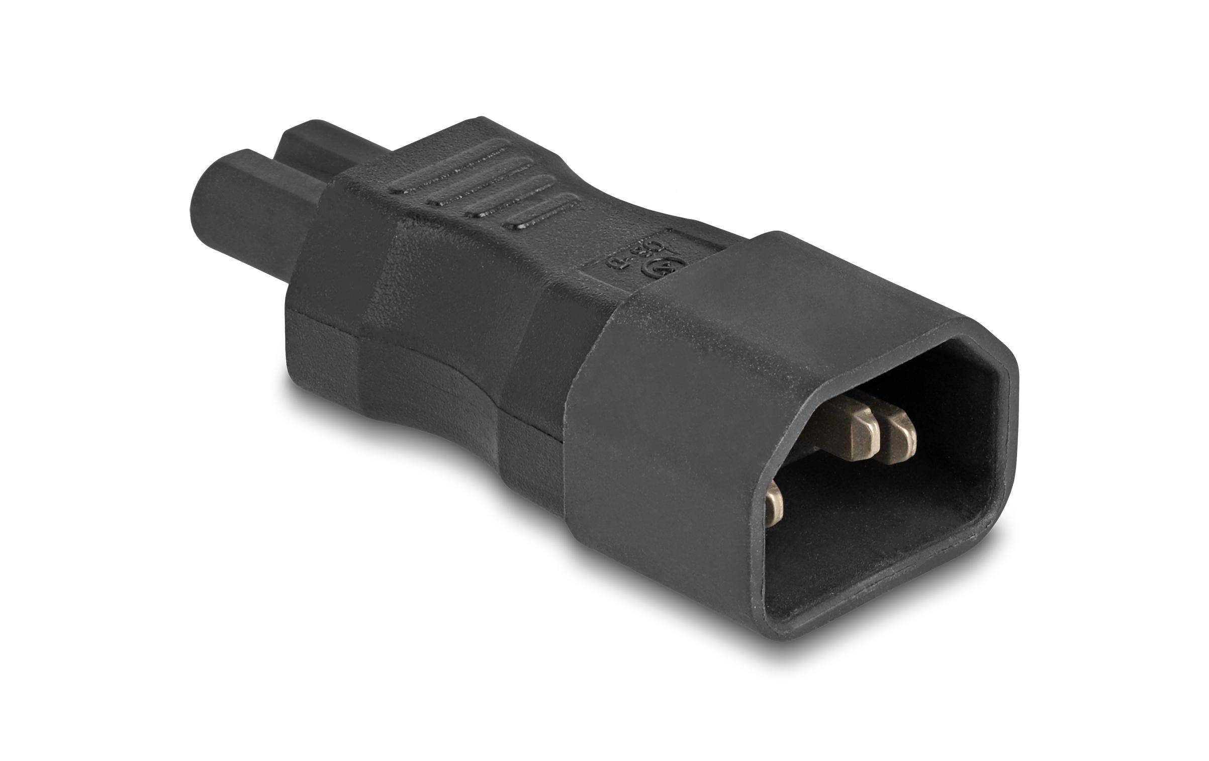 Delock Adapterstecker IEC60320 C14 - C7, gerade – Montagestecker von Delock