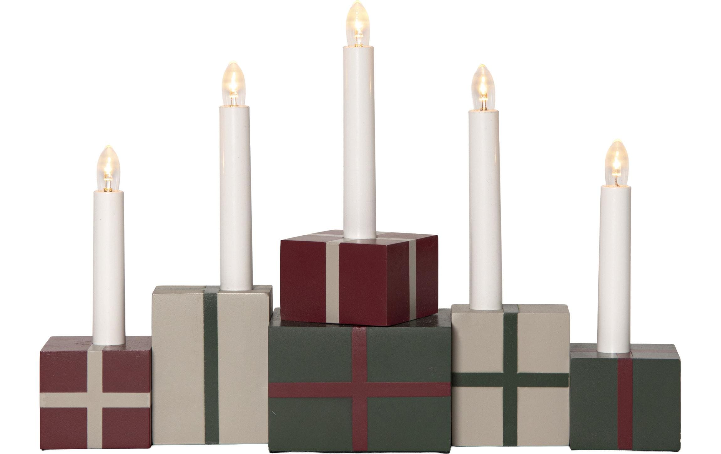 Star Trading Kerzenleuchter Christmas gifts Multicolor, 25.00 cm Höhe