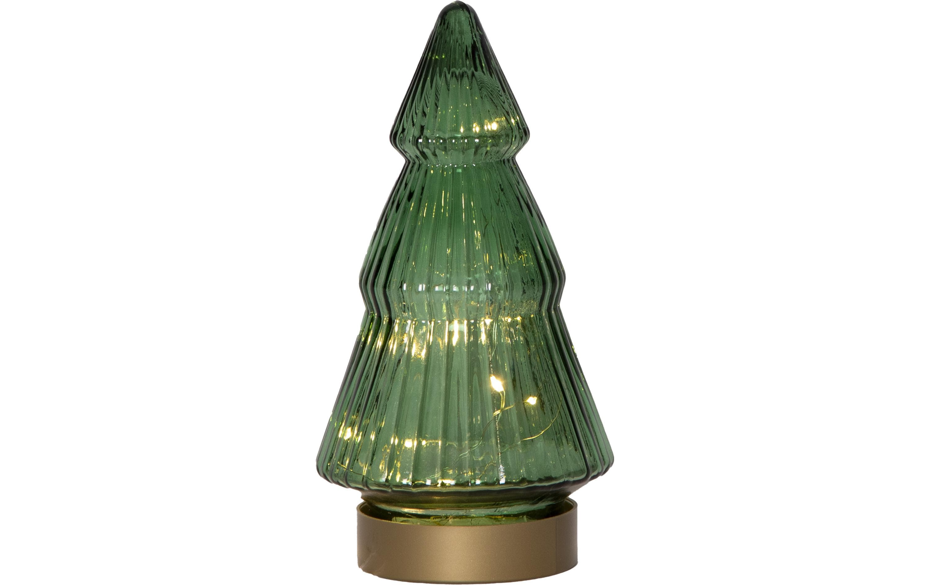 Star Trading Glas Decoration Verde, Warmweiss, Grün