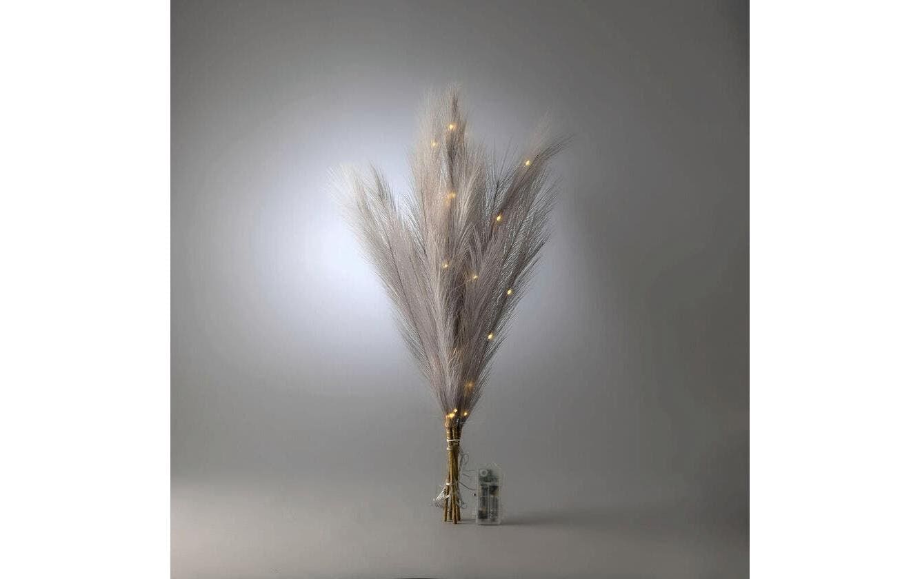 Konstsmide LED-Deko Pampasgras grau Höhe 65 cm 28 warmw…