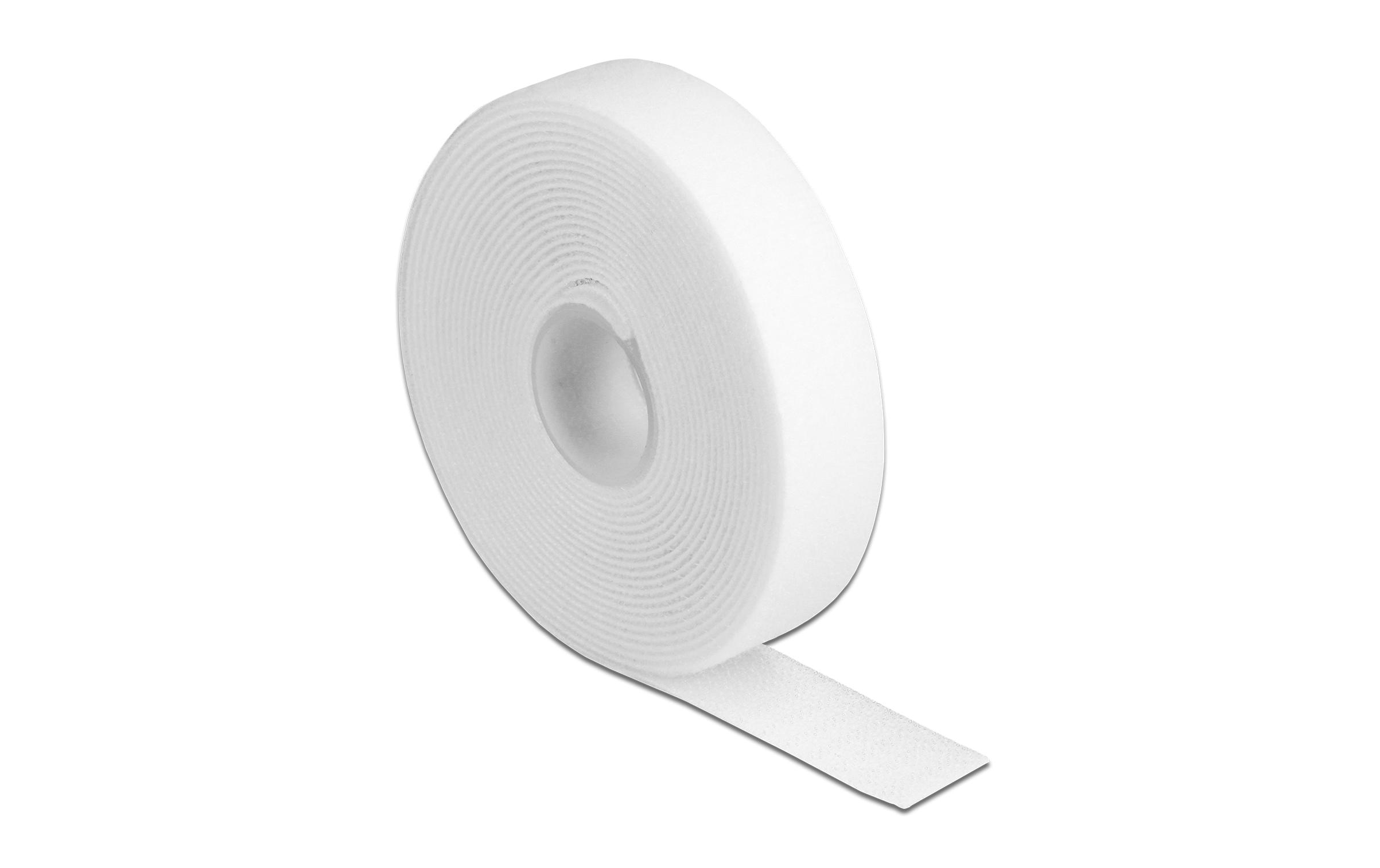 Delock Klettband 3m x 20mm Weiss – Klettband von Delock