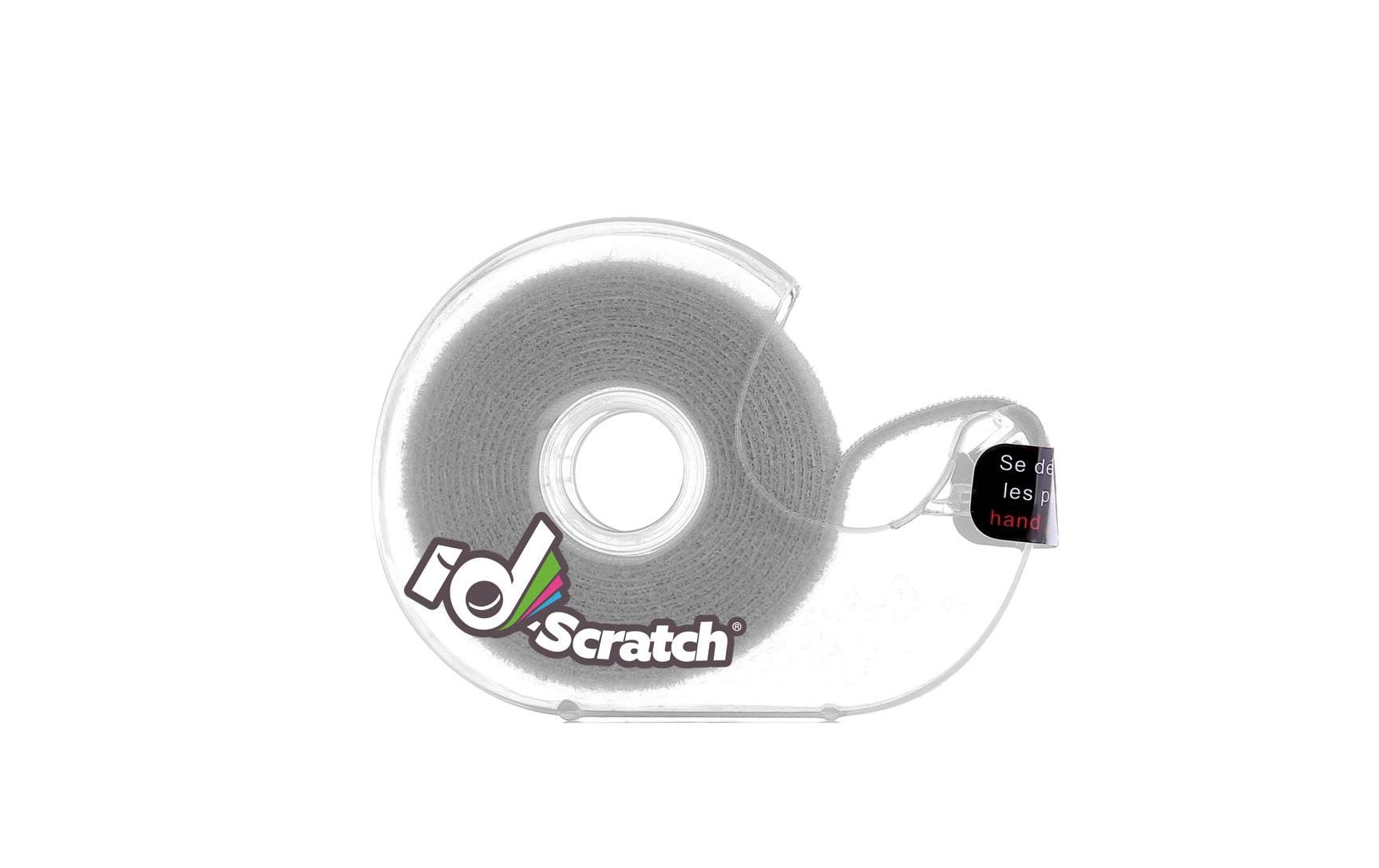 Patchsee Klettband-Box ID-SCRATCH Dispender Box Grau – Klettband von Patchsee
