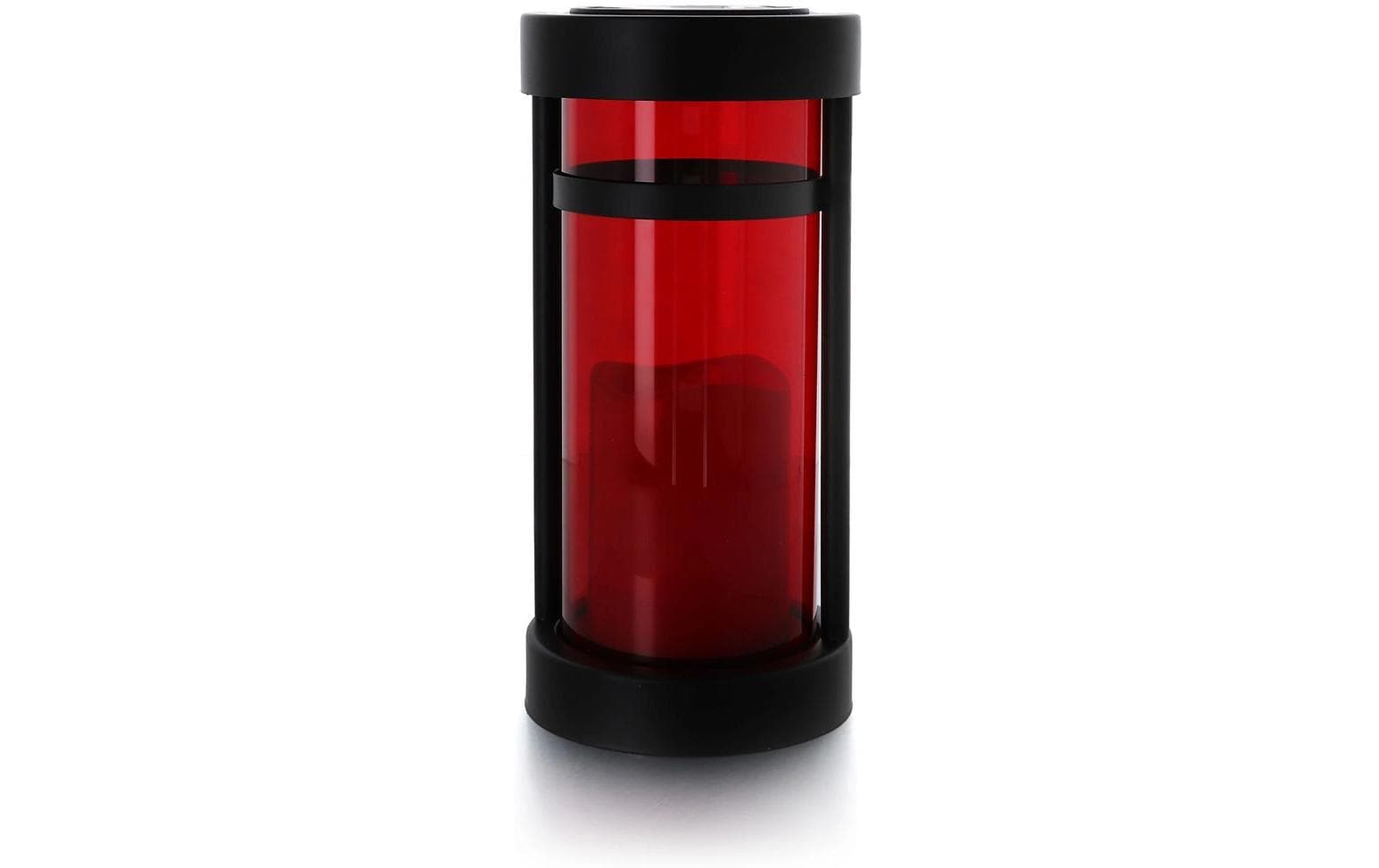 balthasar LED Solar Grablaterne Arimo, Rot – LED-Grabkerze für aussen von balthasar