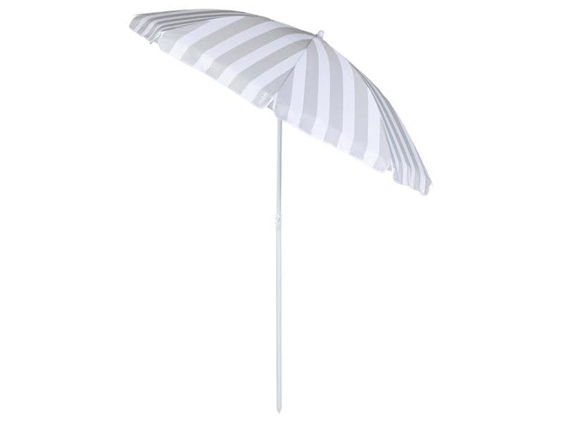 KOOR, Sonnenschirm Marino 180 cm, Grau/Weis