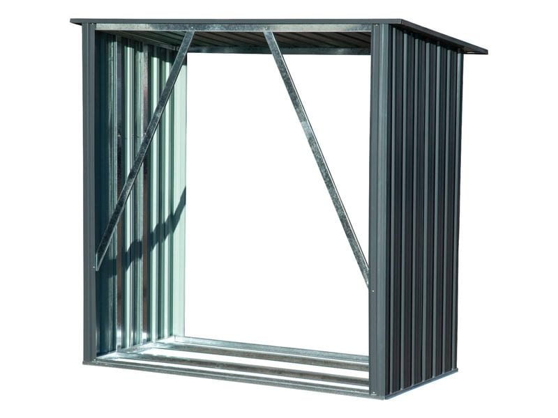 Kaminholzregal Madera Metall, Anthrazit