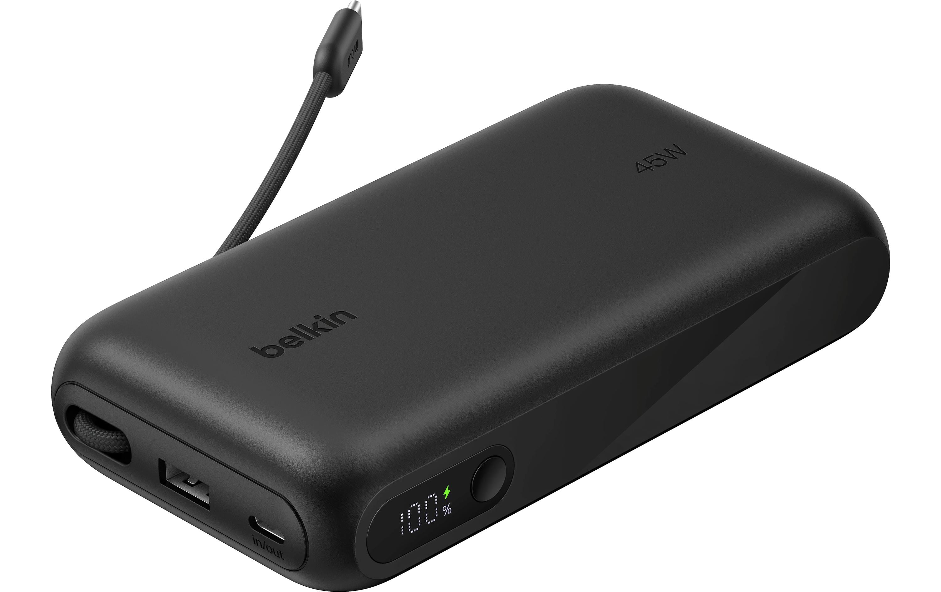 Belkin BoostCharge 20.000 mAh 45W PD Display Schwarz
