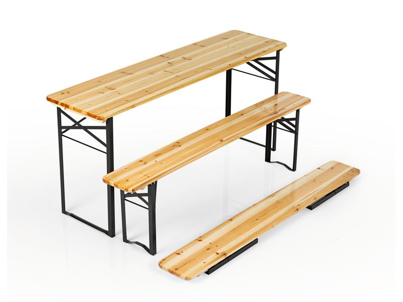 EASYmaxx Festbankgarnitur 170x46x75cm