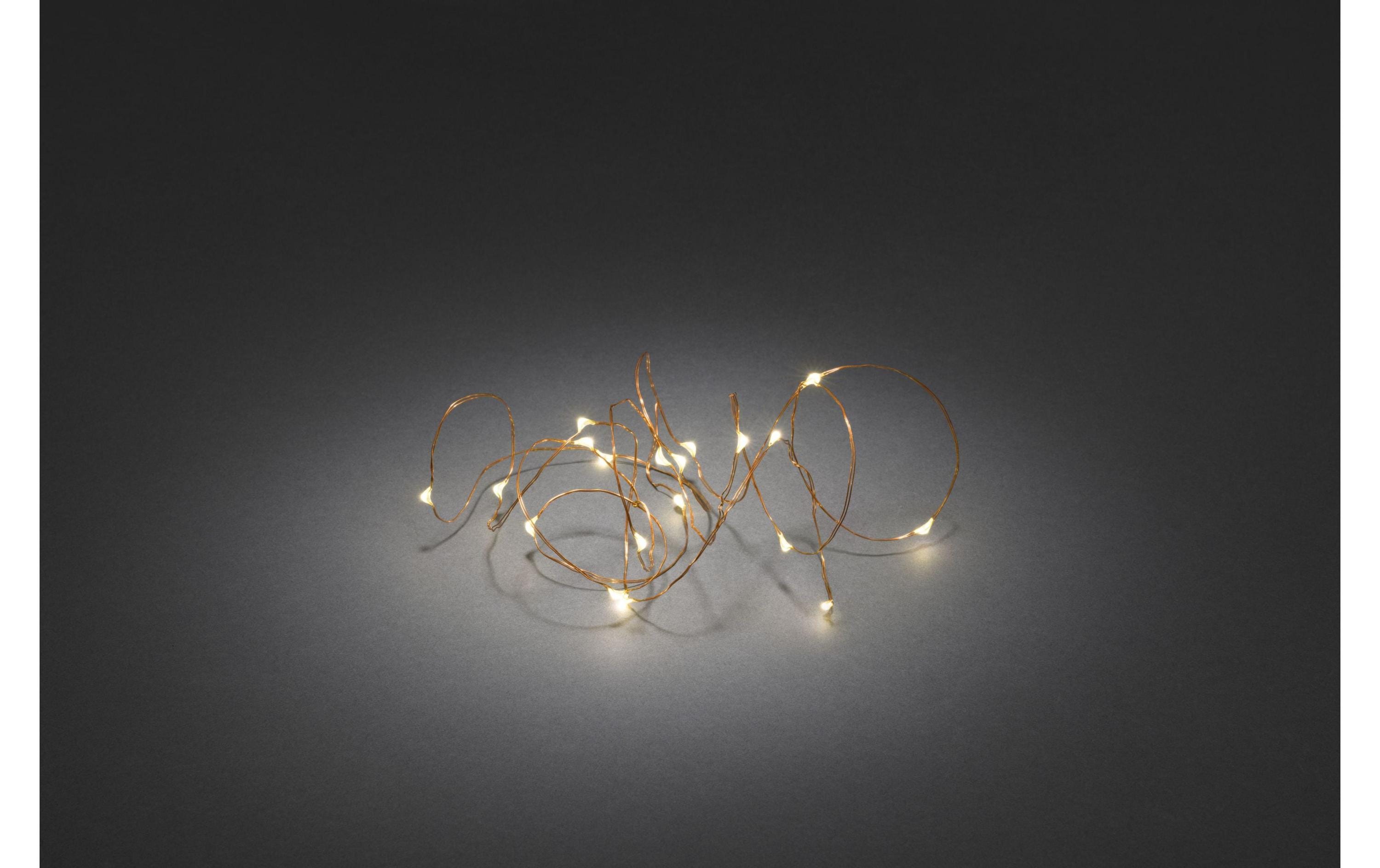 Konstsmide LED Lichterkette Angel Hair 1.9 m 20 LED, Ku…