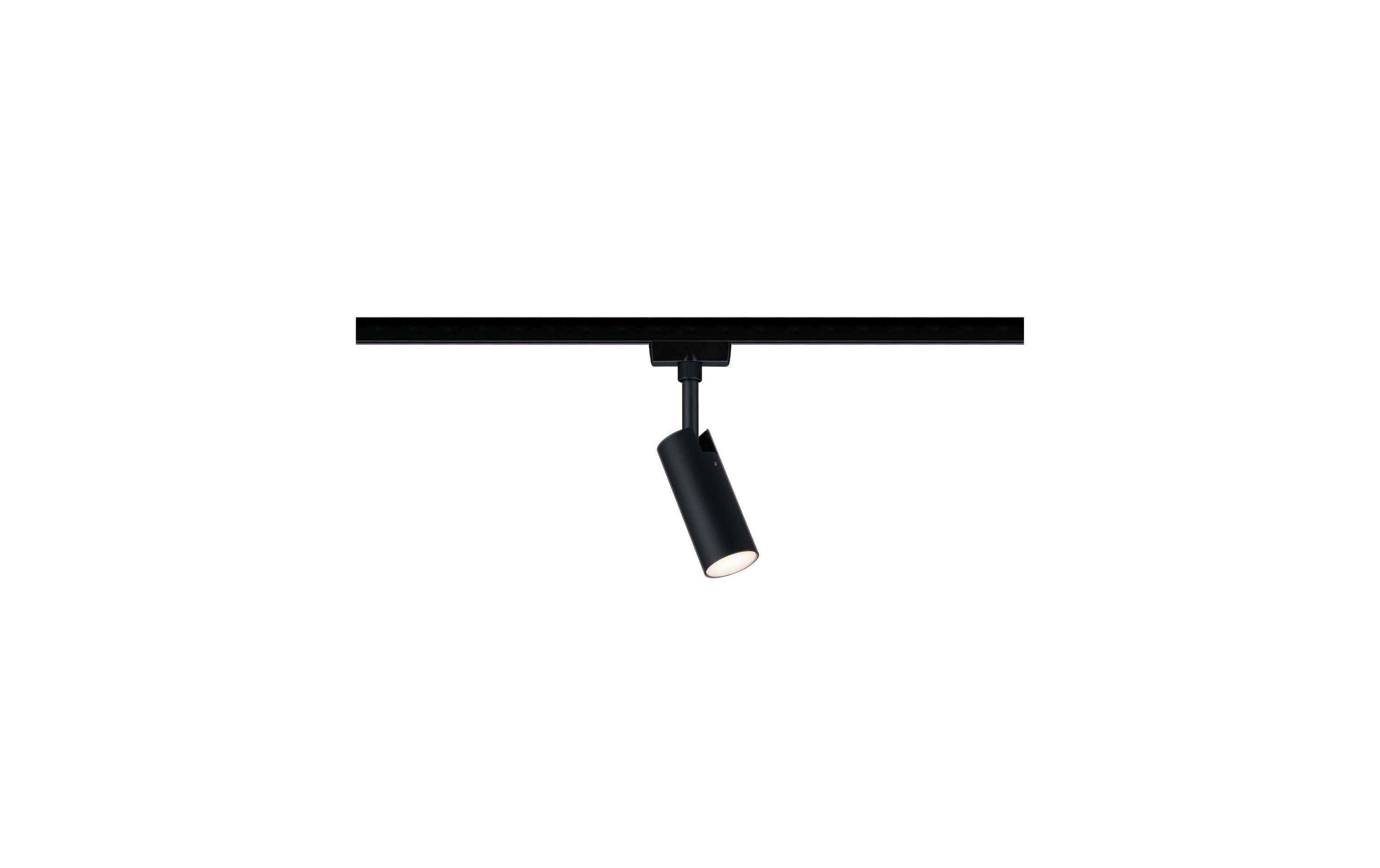 Paulmann LED Schienenspot URail Tubo, 5 W, 3000 K, Schwarz – Schienenspot für Paulmann URail von Paulmann