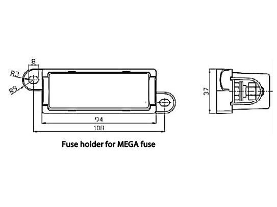 Victron Energy Sicherungshalter für MEGA