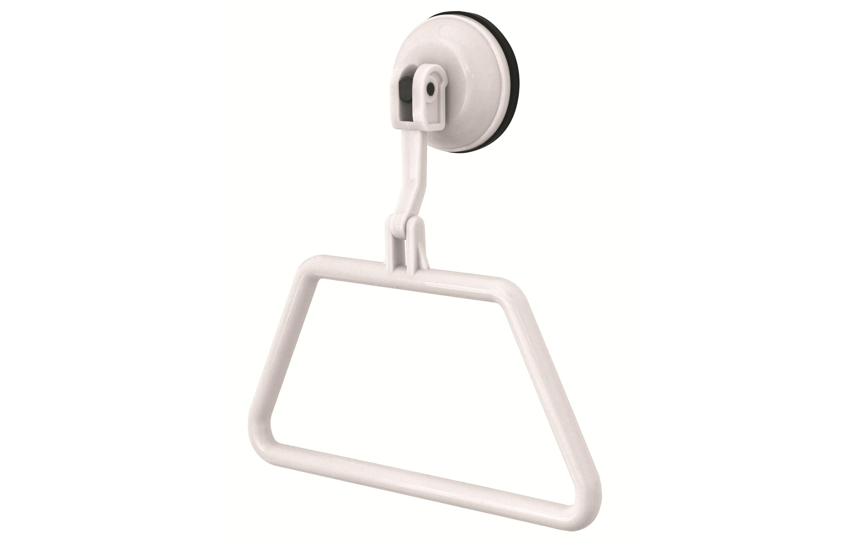 Eurotrail Handtuch-Halter mit Saugnapf Weiss
