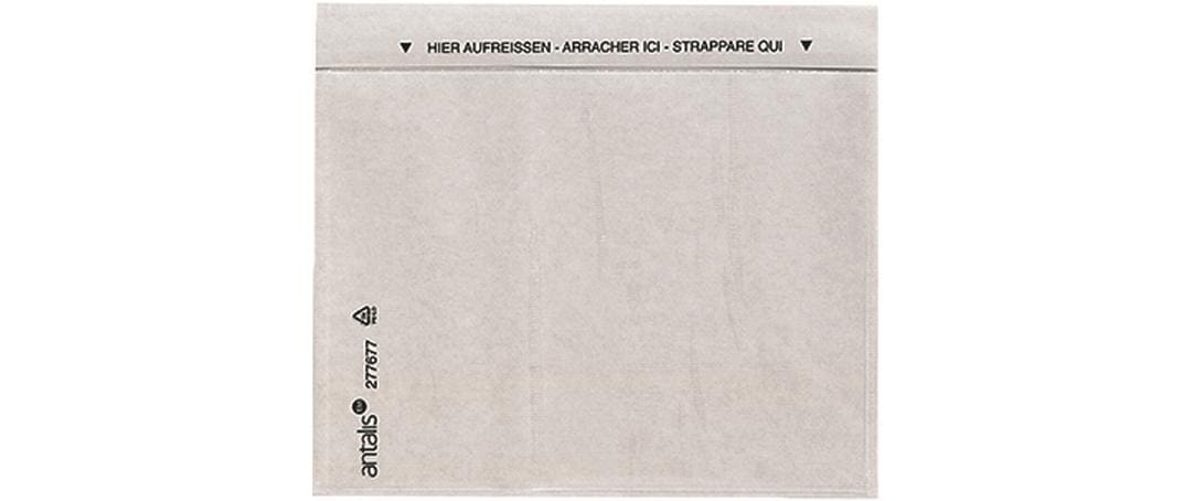Antalis Dokumententasche C6 ohne Druck, 1000 Stück, Transparent – Dokumententasche von Antalis