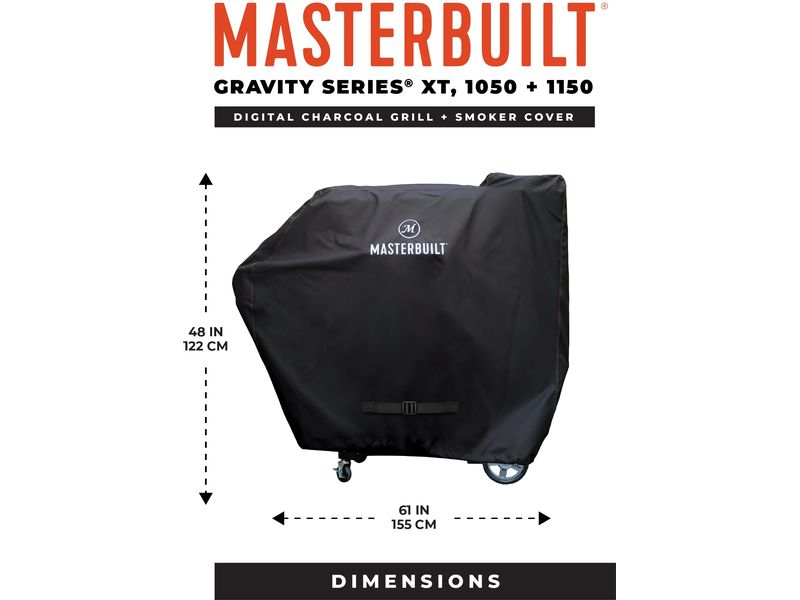 Connected Charcoal Large Grill Cover