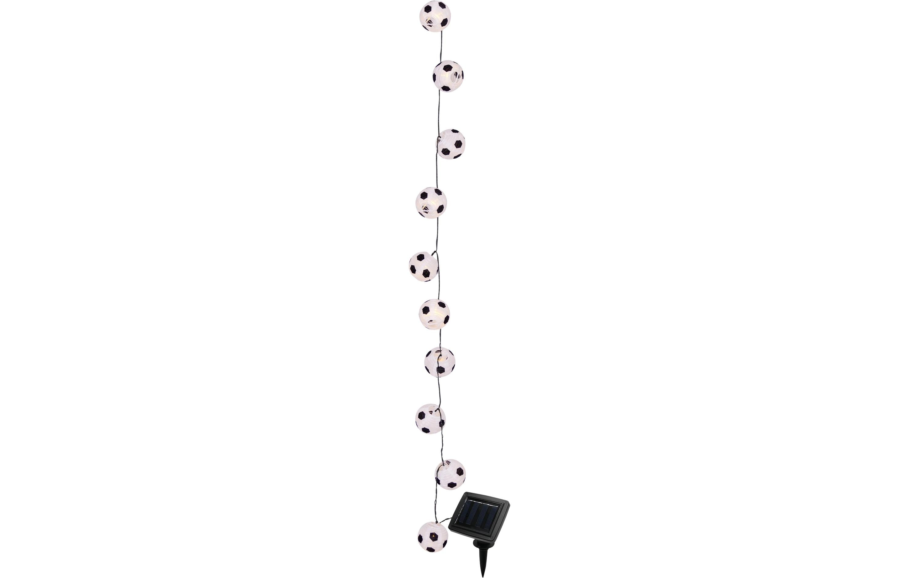 Näve Lichterkette LED Solar Fussball 20 LEDs, 580 cm, – Lichterkette von Näve
