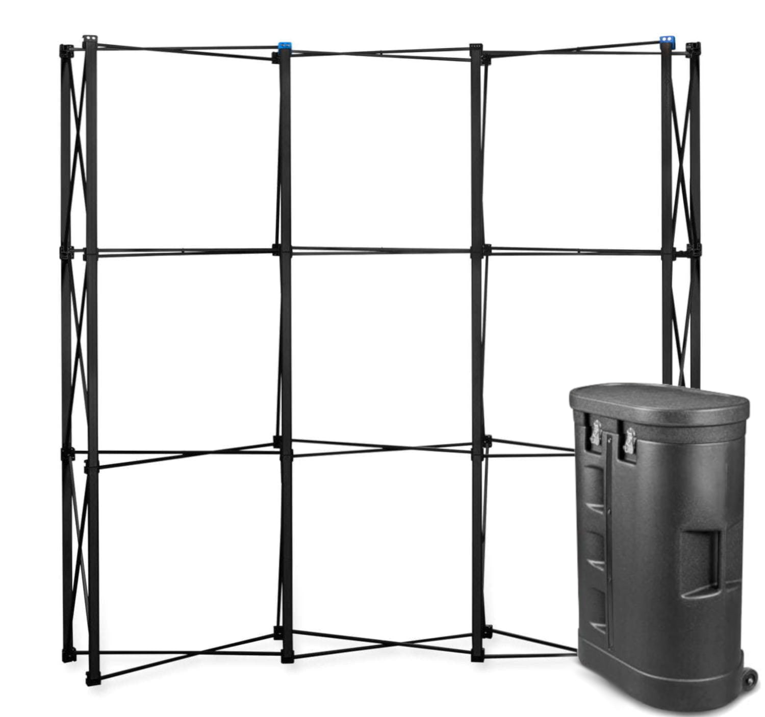 Wand Black Pro Magnetic Pop Up 3x3 gebogen in der Koffertheke