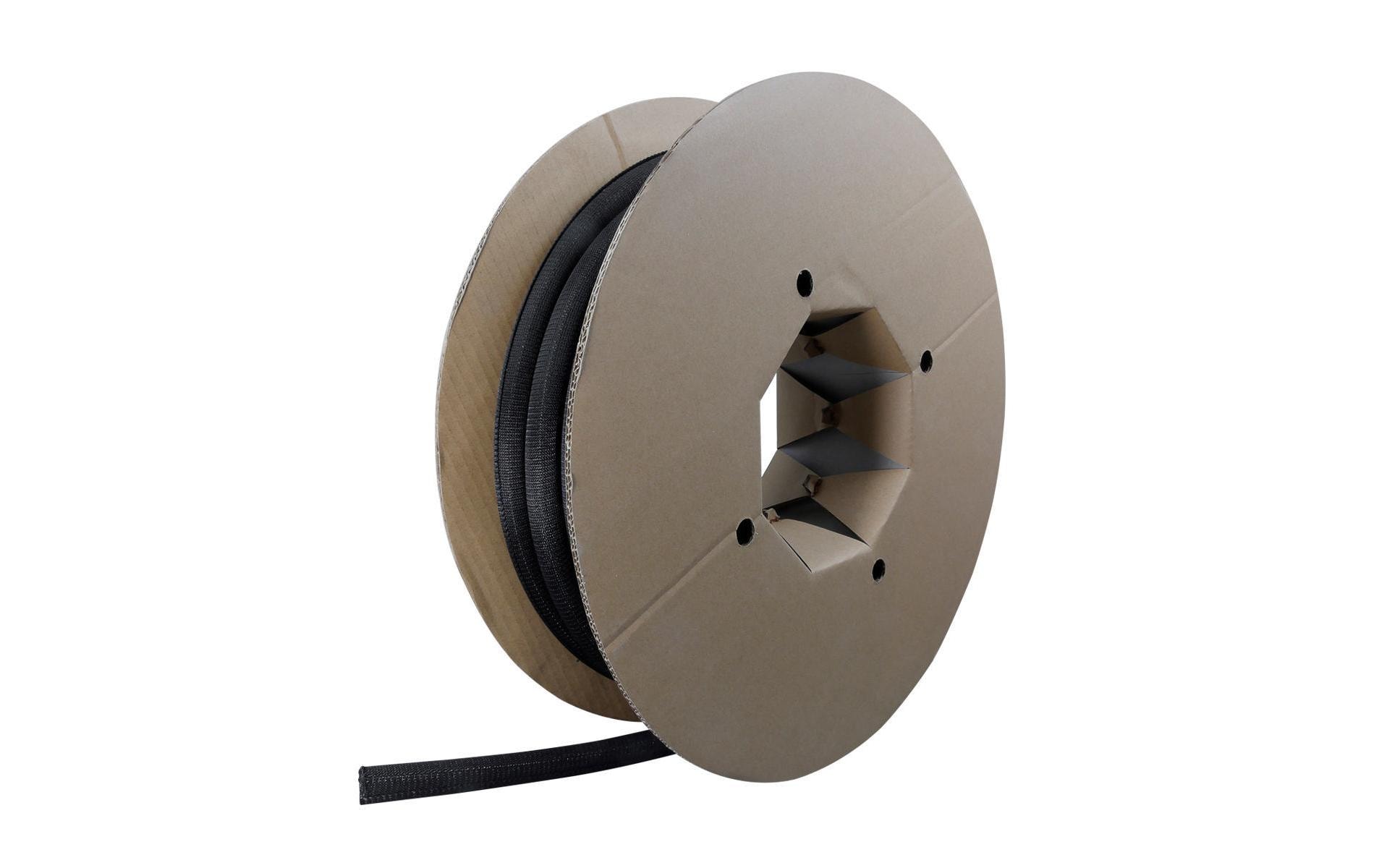 Label-the-cable Kabelschlauch CABLE TUBE 25 m x Ø 4 cm Schwarz
