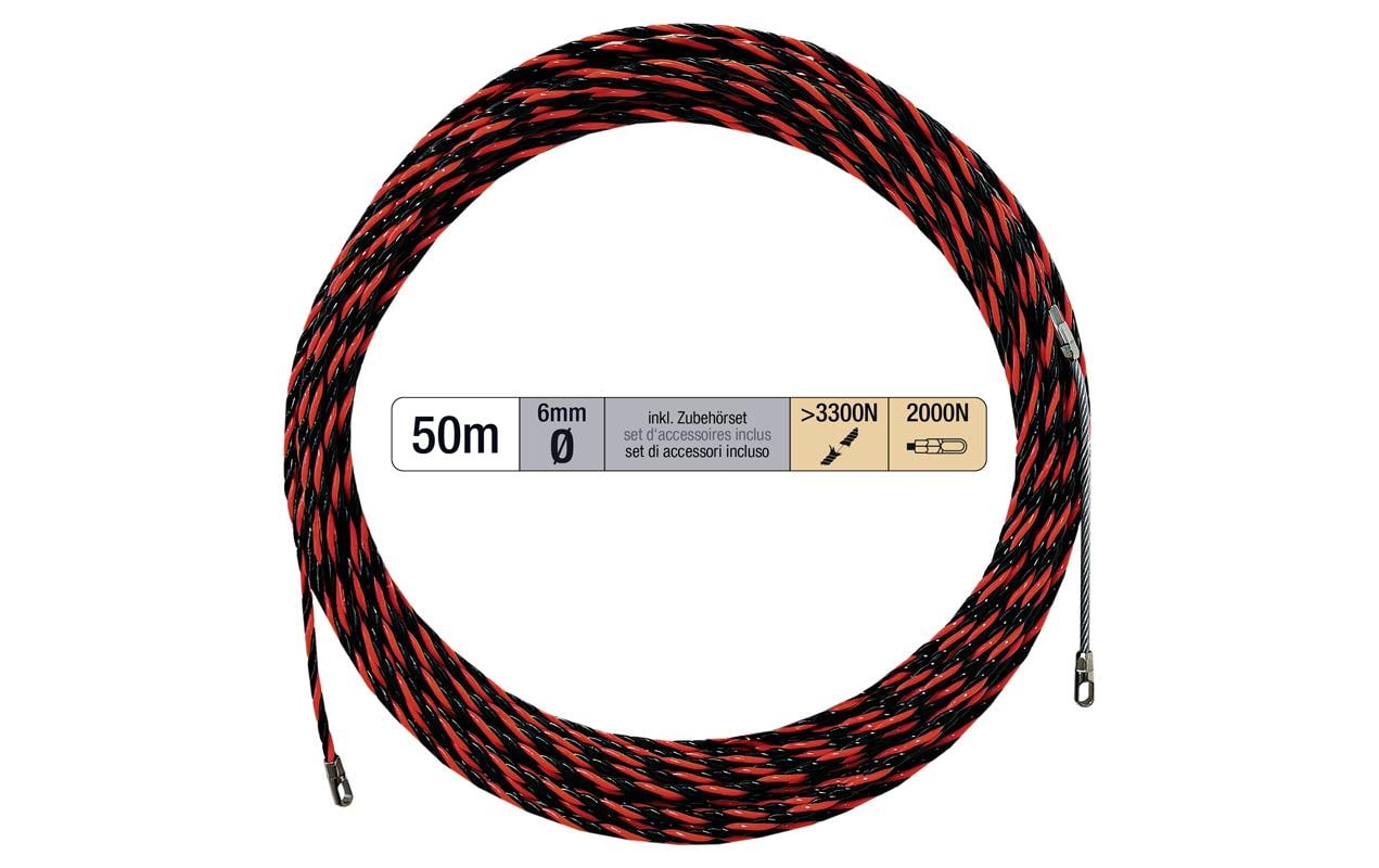 STEFFEN Kabeleinzug 50m Ø 6 mm