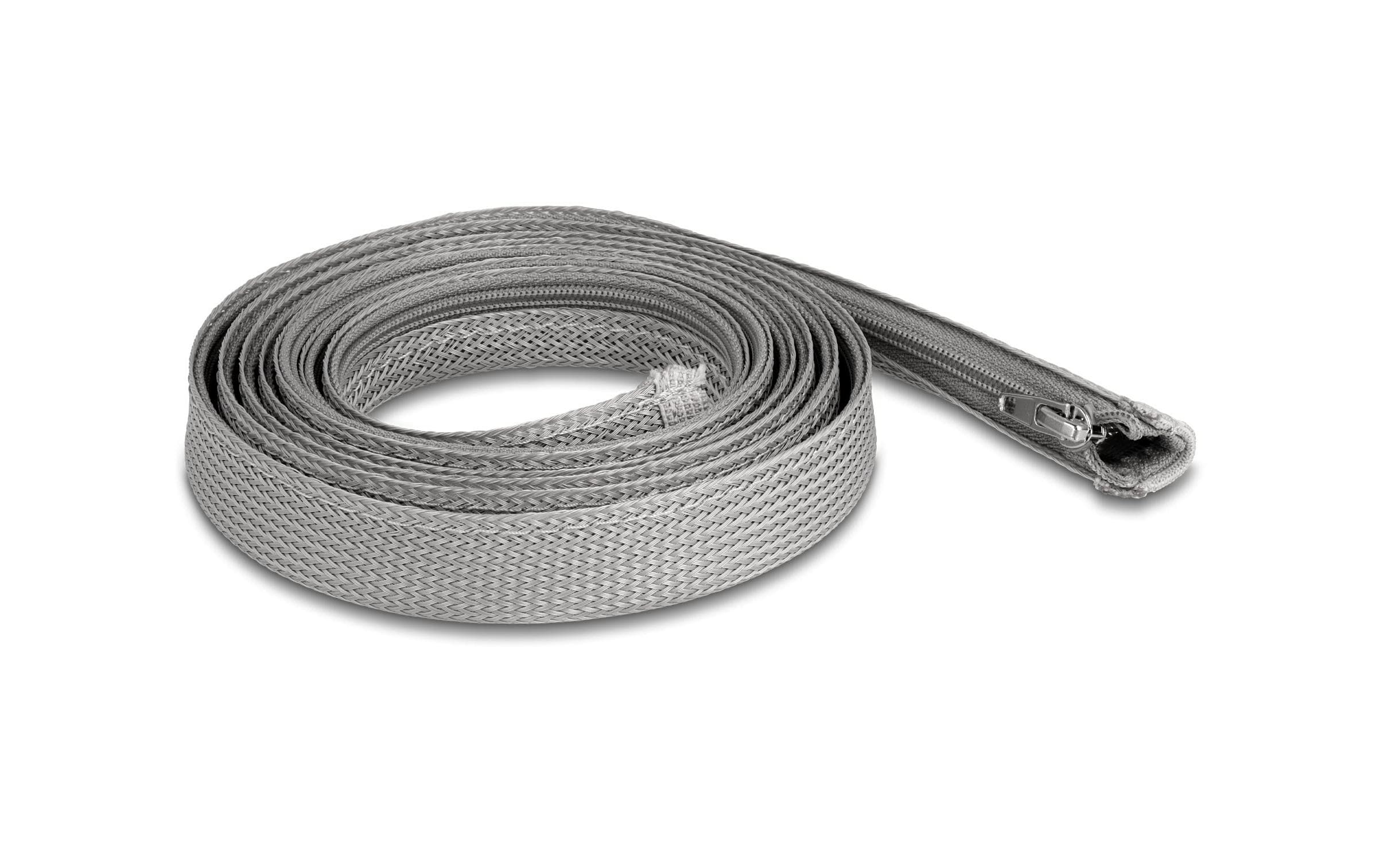 Delock Kabelschlauch 2 m x 20 mm Grau – Kabelschlauch von Delock