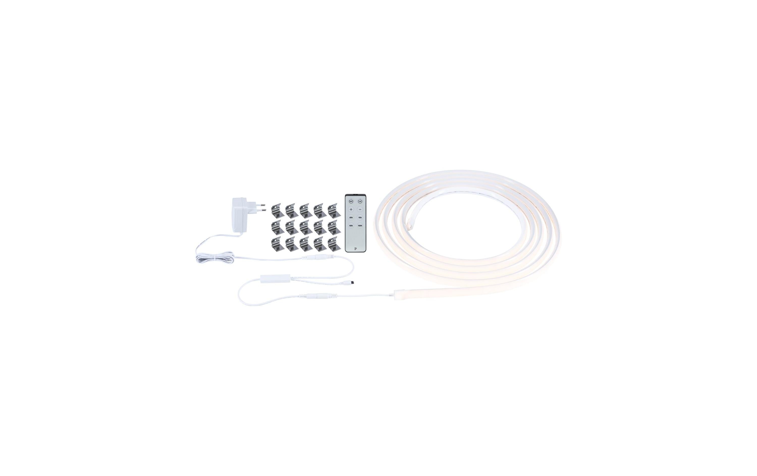 Paulmann LED-Stripe SimpLED Delta 5m beschichet 18W 660 lm/m 3000K – Smarter LED-Streifen mit Netzteil von Paulmann