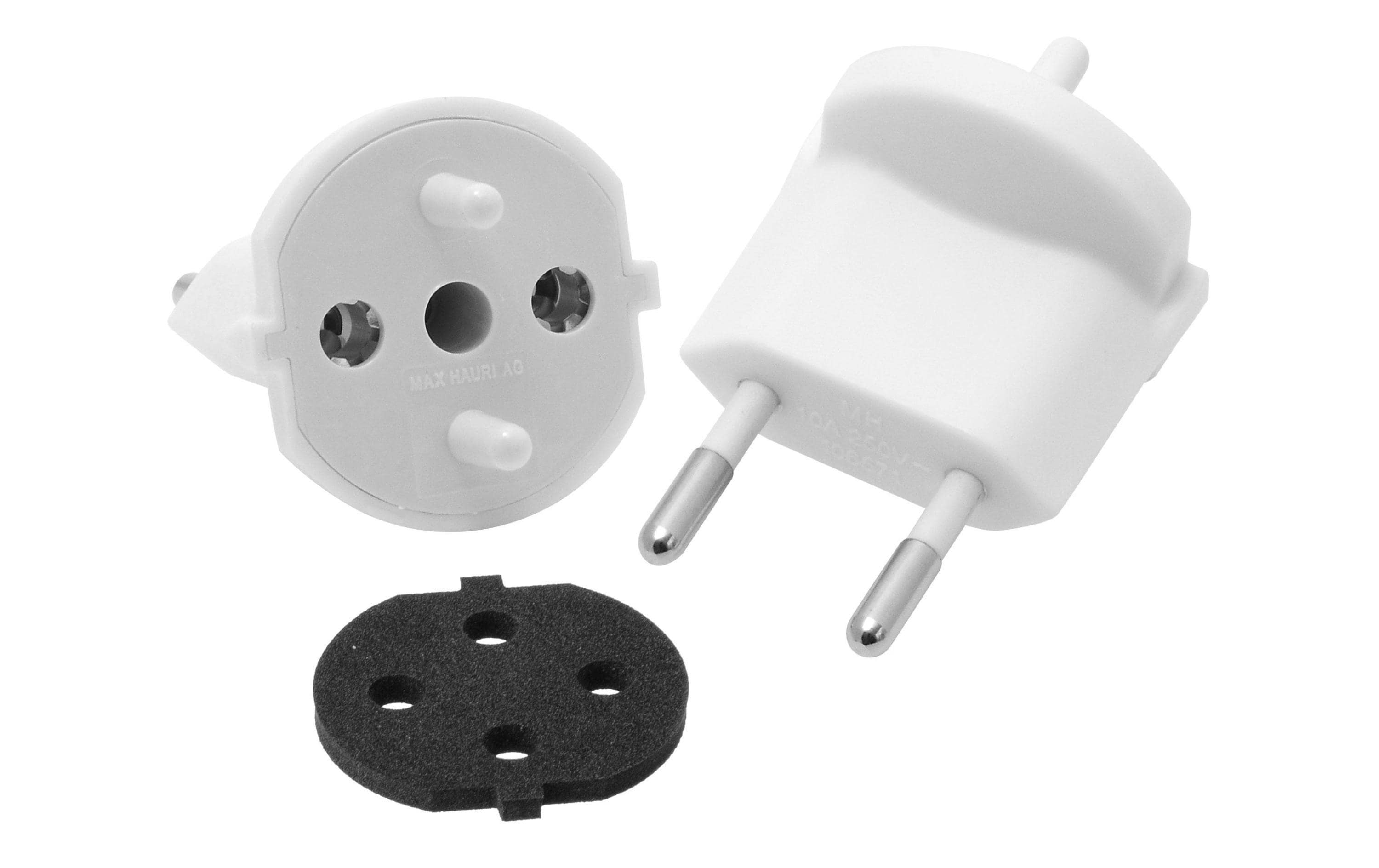 Max Hauri Fixadapter SchuKo Konturenstecker – T11 mit Moosgummi – Fixadapter von Max Hauri