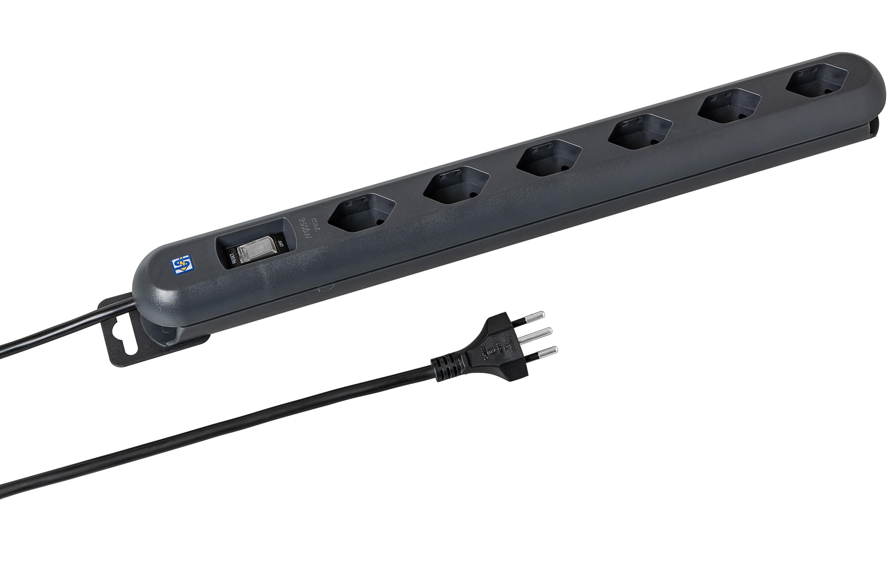 STEFFEN Steckdosenleiste STEBA LINEA PLUS 6 T13 – Steckerleiste von STEFFEN
