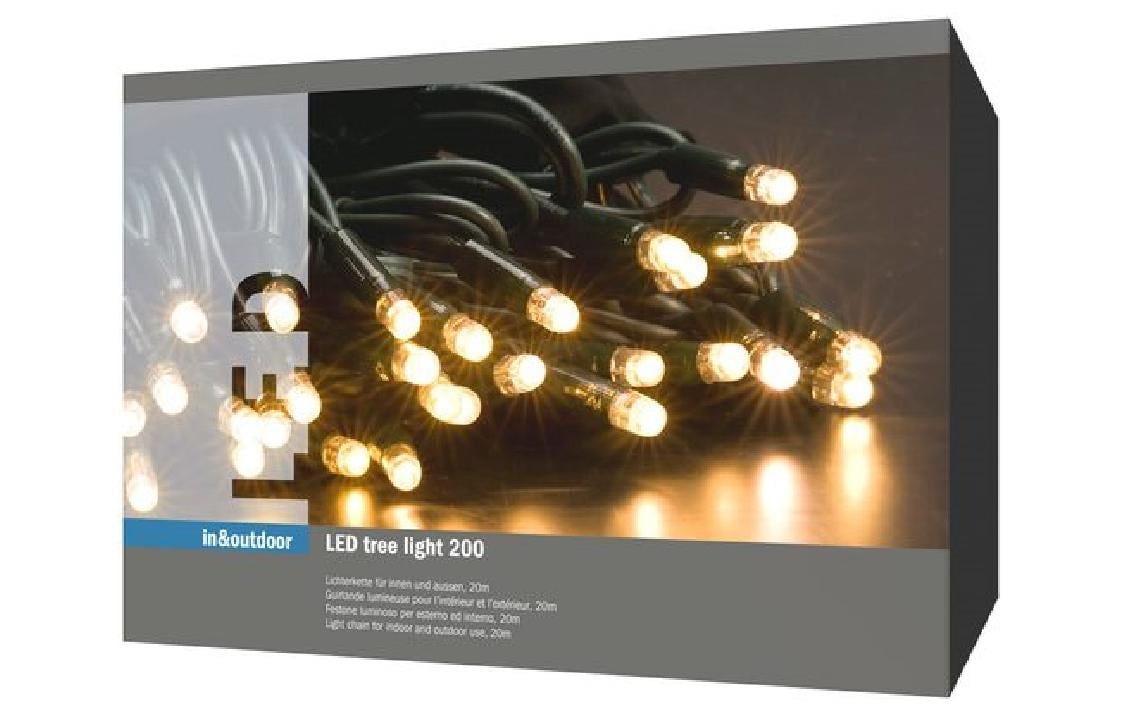STT LED-Lichterkette Tree Light 20 m, Warmweiss