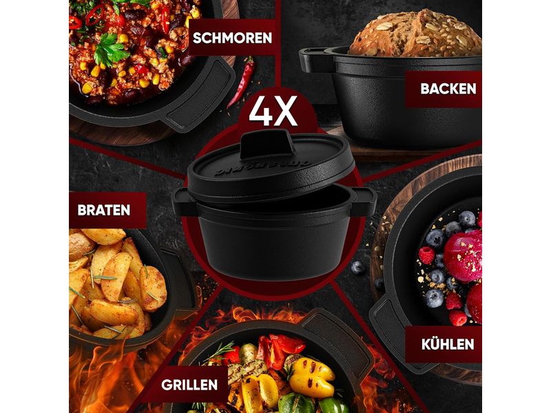 Mini Dutch Oven 4 set 300ml