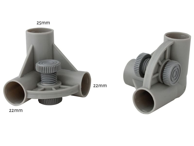 Plastic Eckteile für Steckschränke