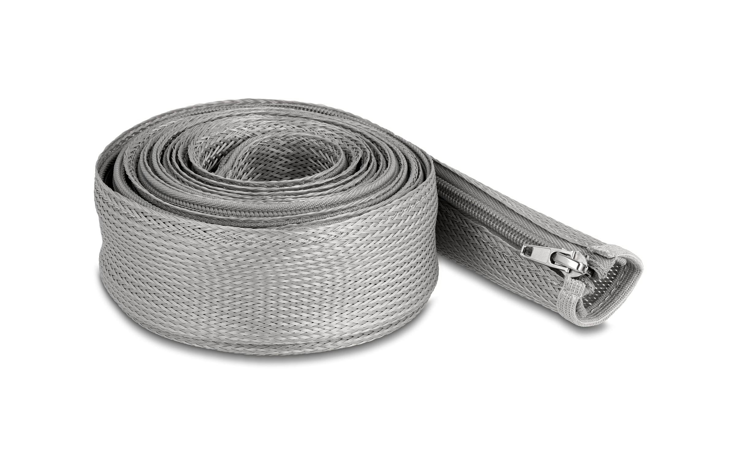 Delock Kabelschlauch 3 m x 50 mm Grau – Kabelschlauch von Delock