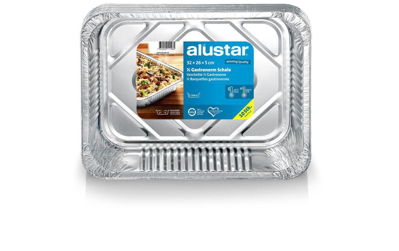 Alustar Aluminium Schale 10 Stück