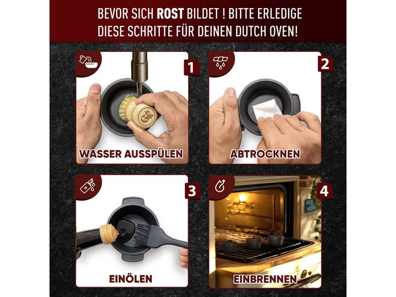 Mini Dutch Oven 4 set 300ml