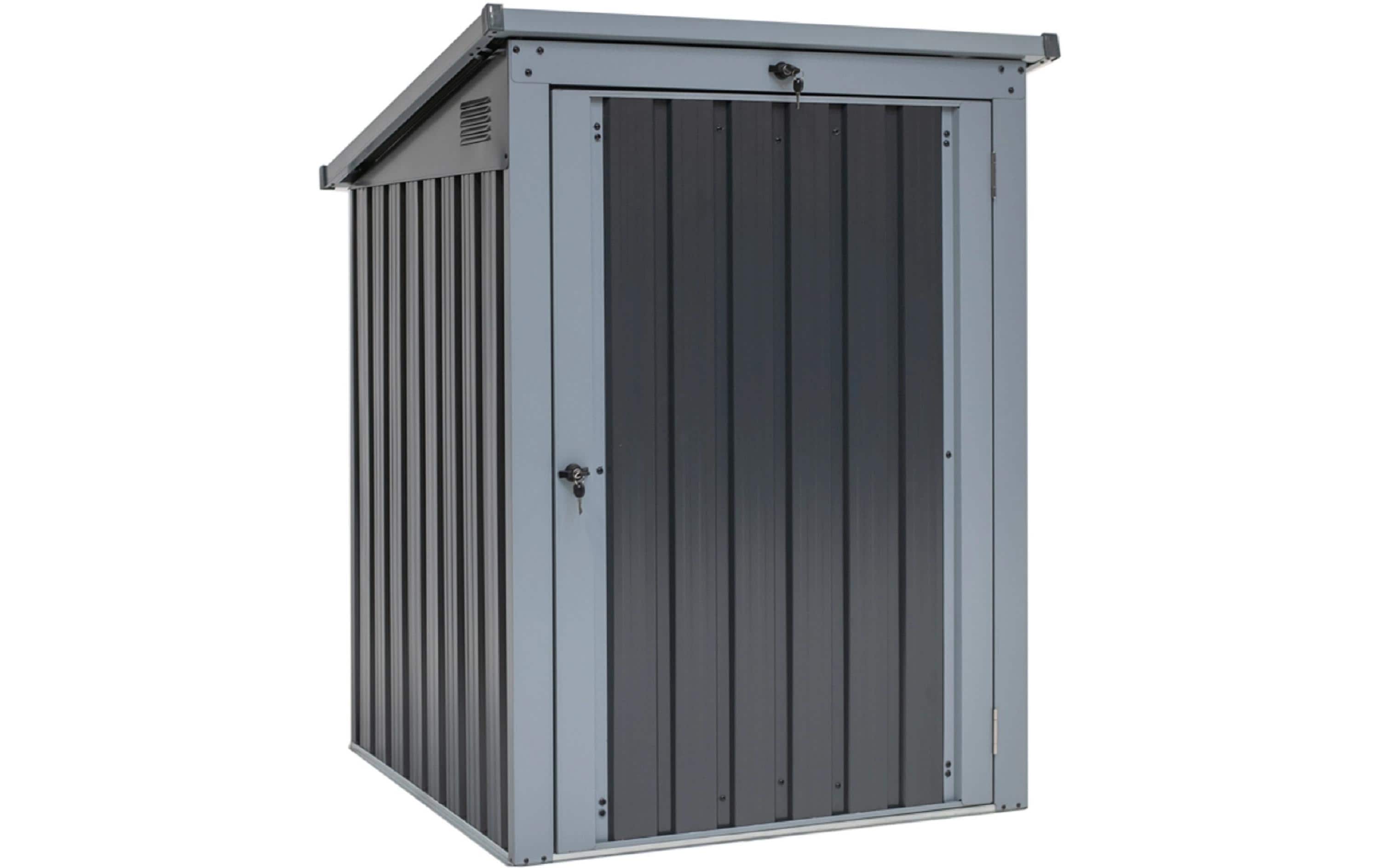 WESTMANN Mülltonnenbox 1x 240 L Grau/Anthrazit