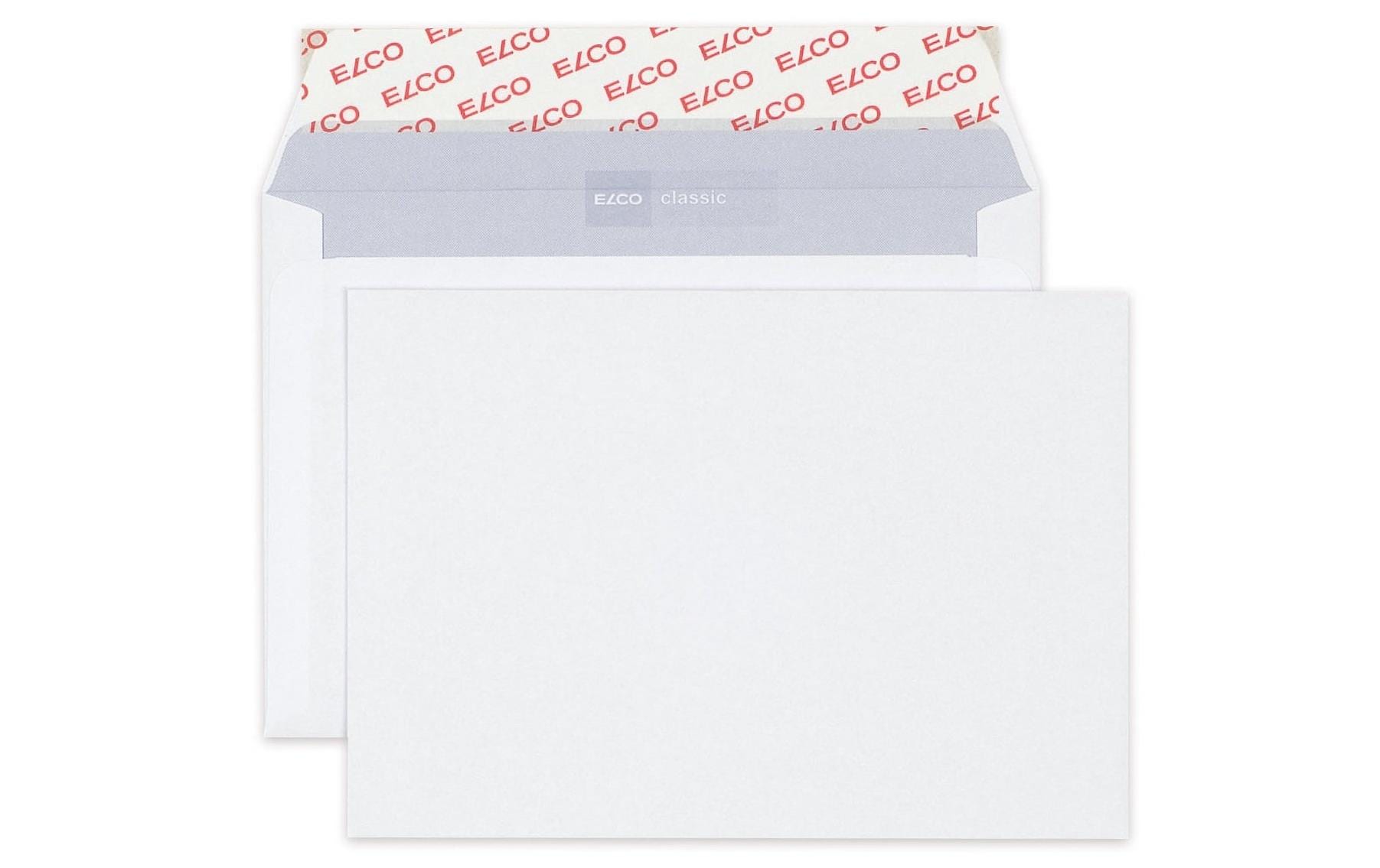 ELCO Couvert Classic C6 ohne Fenster, 500 Stück – Couvert von ELCO