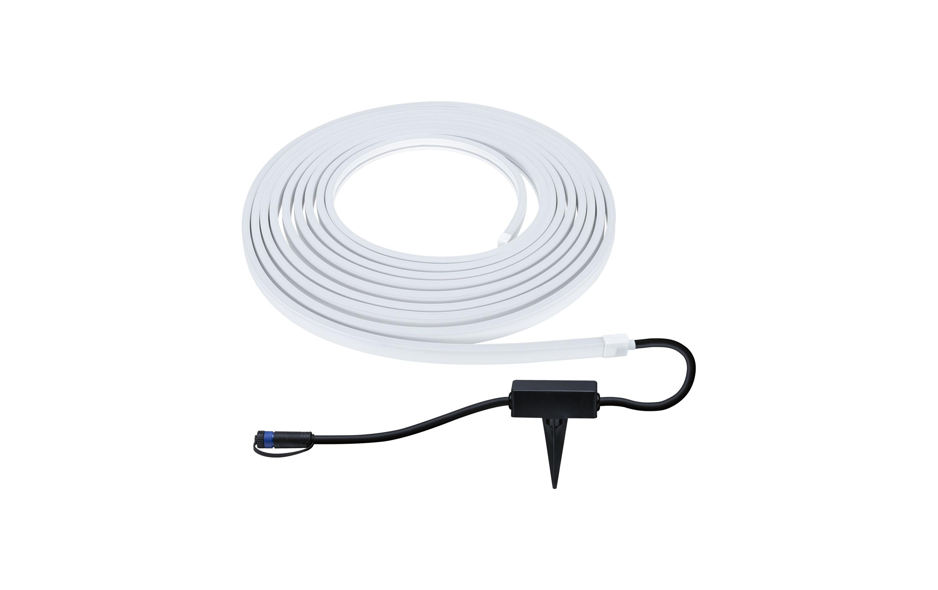 Paulmann LED-Stripe Smart Home Plug & Shine Smooth, RGB, 10m, Weiss – Smarter LED-Streifen RGB von Paulmann