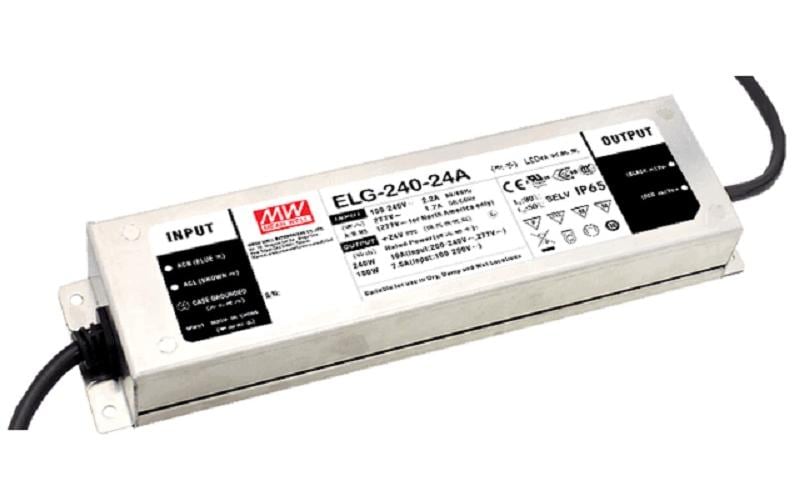 MeanWell LED Treiber 240 W, CV+CC 24 V / 10 A – LED-Treiber von MeanWell