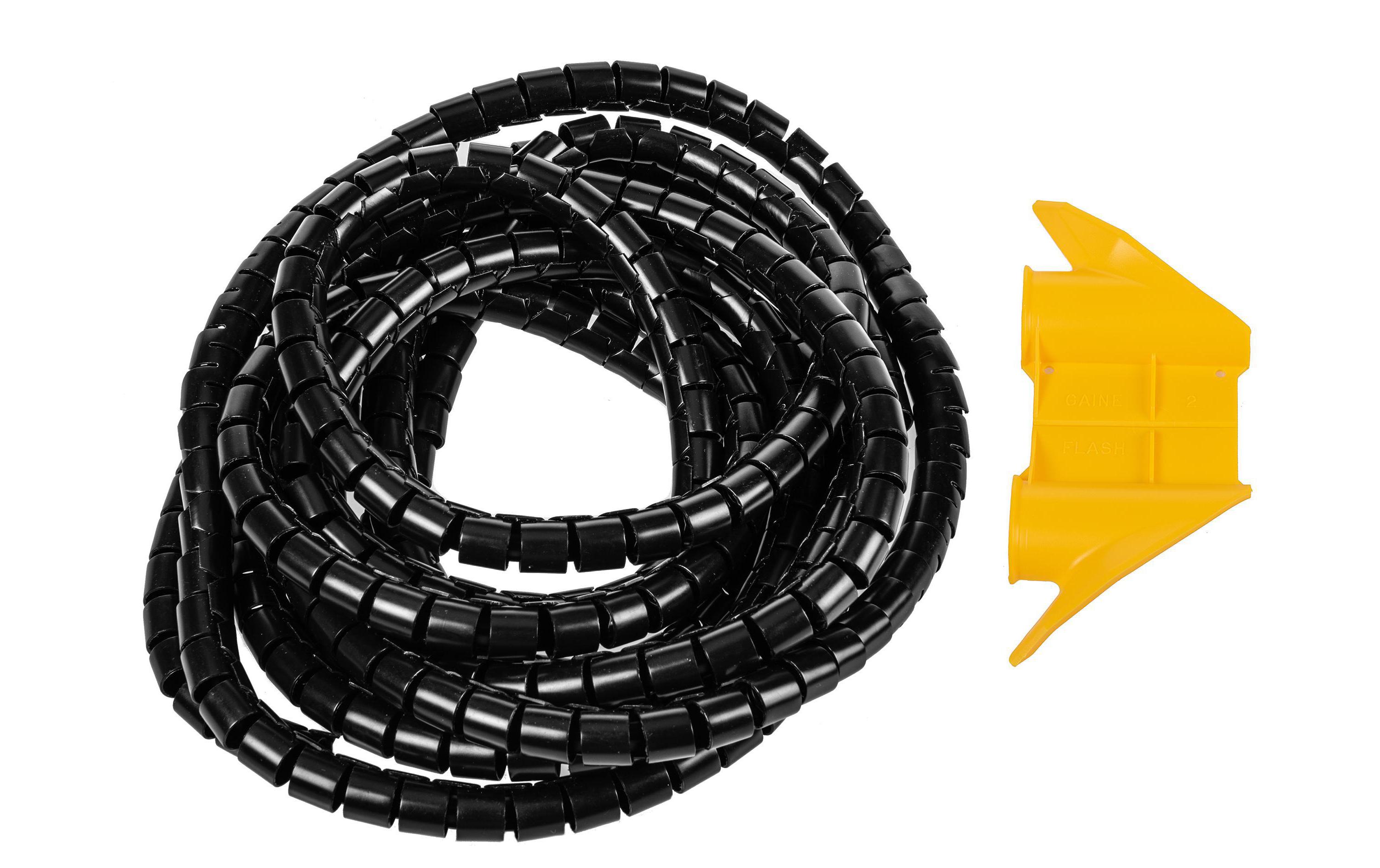 Plica Spiroschlauch 5 m x 15 mm Schwarz – Spiralschlauch von Plica