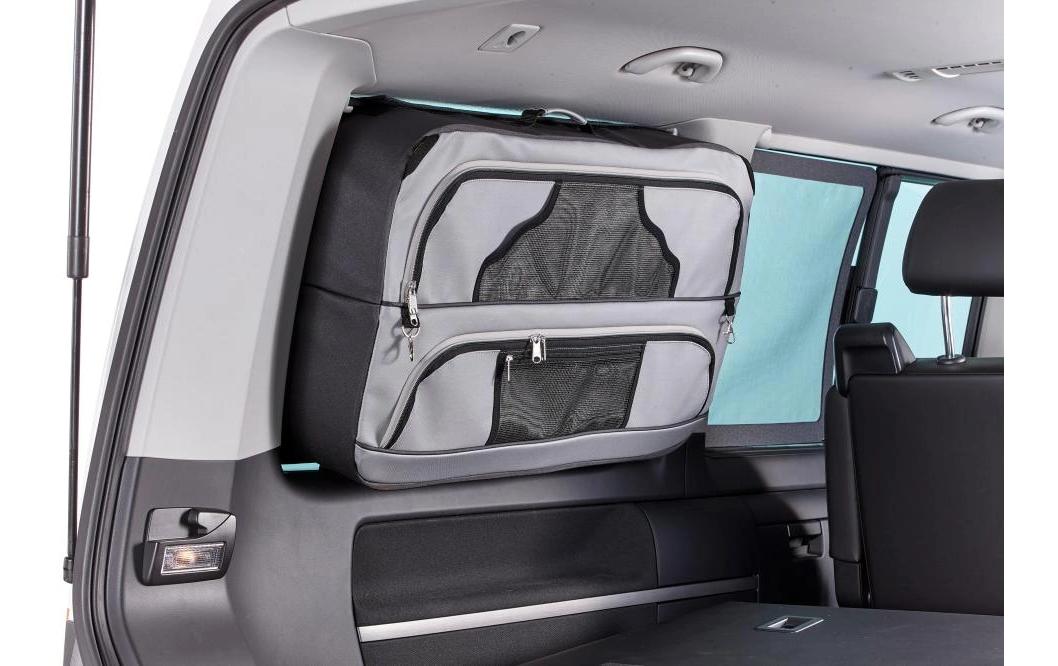 Van Equip Organizer im Set mit Wandpaneel, schmal, links