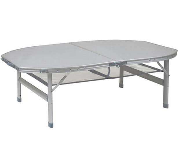 Bo-Camp Campingtisch Premium Oval 120 x 80 cm